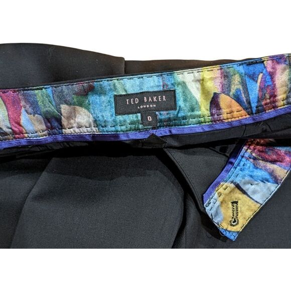 Ted Baker Black Dress Pants Size 0 - Picture 6 of 7